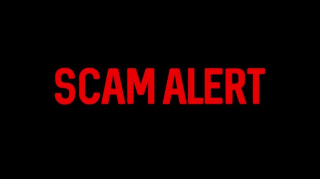 scam alert text