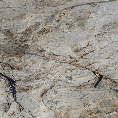 Layered Grey Rock Crystalline Texture