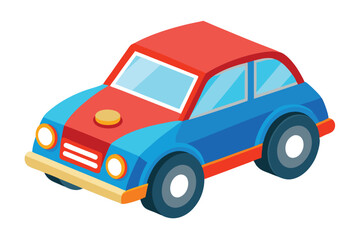 toy car on white background