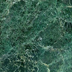 Emerald Green Marble with Veined Crystalline Texture