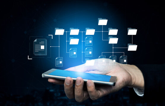 Digital file structure showing folder organization, file hierarchy, and document arrangement. File structure supports management, improves access, and file structure enhances clarity. Vouch