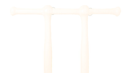 Pi Symbol Made of Wooden Baseball Bats – Creative Sports Concept