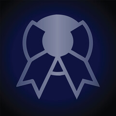 Ribbon Award Icon medal prize