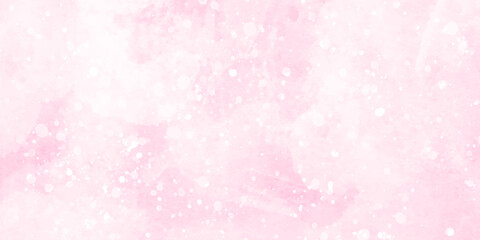 Abstract beautiful decorative and lovely soft pink grunge paint watercolor with bokeh background. watercolor smoke background texture. fantasy smooth light pink watercolor paper texture background.