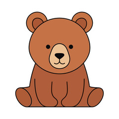 Obraz premium A cute Teddy Bear Vector Illustration