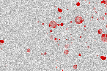 red hearts on the sand