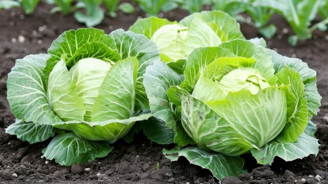 cabbage in the garden