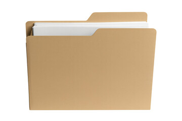 Tan file folder holding important documents, perfect for business presentations, reports, and organized paperwork, ideal for project management.