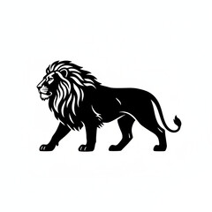 Fototapeta premium Asian lion vector image 