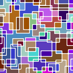 abstract vector stained-glass mosaic background