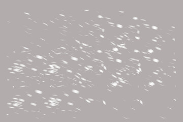 Winter snowstorm effect PNG, falling snowflakes, Christmas seasonal transparent overlay