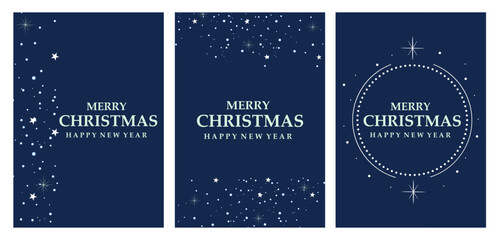 Naklejka premium seasons greeting and holiday background for Merry Christmas and Happy New Year