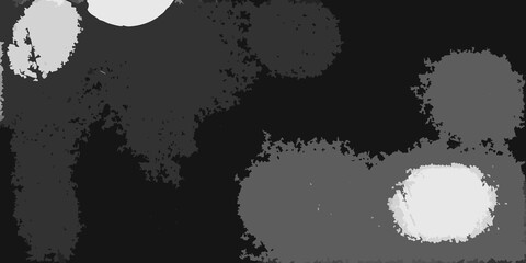 Abstract grayscale textured background with soft bokeh light effects and organic shapes