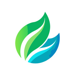 green leaf logo