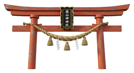 Japanese Torii Gate Shrine Entrance Traditional Symbol of Sacred Space and Culture