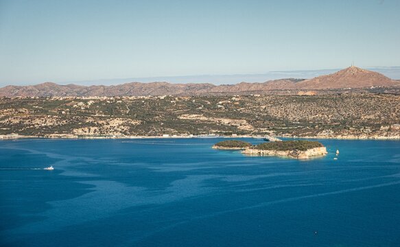 Souda Bay. Venetian Fortress. Chania. Crete. Greece.