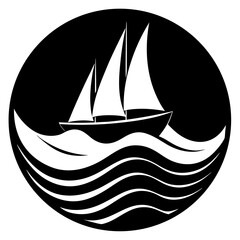 Sailing boat on the sea