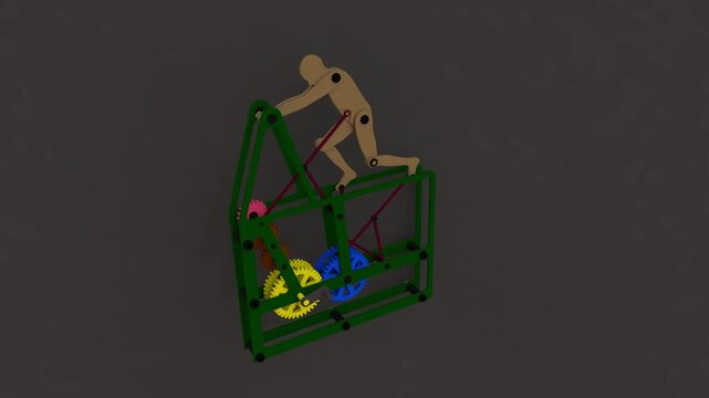 this is a multiple speed gear paradox box