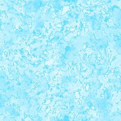 Seamless Half Drop Blue Water Texture Pattern, Abstract Aqua Marble Fluid Background, Soft Pastel Liquid Surface Design for Fabric Wallpaper and Wrapping Paper