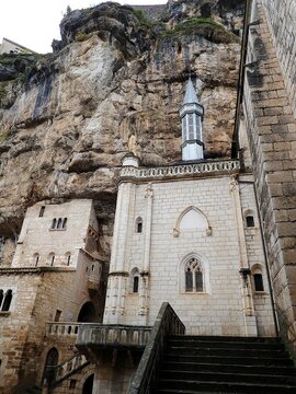 Basilique St-Sauveur, Rocamadour, Lot Department, Occitanie Region - France
