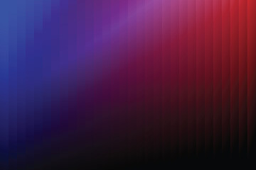 Abstract mosaic of deep blue transitioning to rich magenta and fiery red hues creating a vibrant and moody digital art background