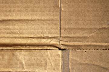 Fondo o textura de papel de cartón artesanal