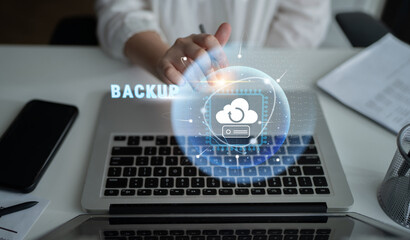 Cloud technology for data backup and disaster recovery solutions. Securely store and restore your critical business information to prevent data loss. Motif
