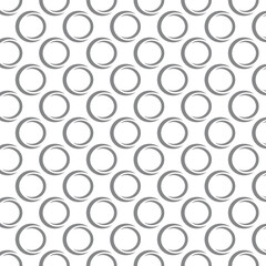 Seamless circle pattern for a playful design
