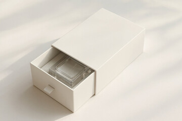 Luxury Perfume Box Packaging Mockups – Elegant Fragrance Bottle in Minimal Premium Gift Box Design