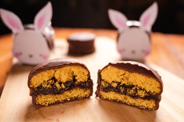 Chocolate Bunny Cake Sandwiches