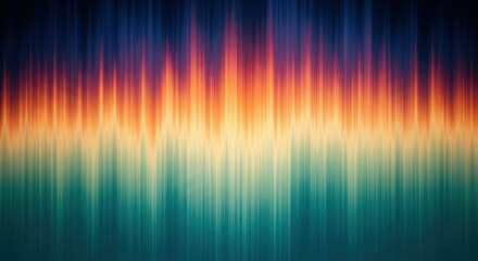Vibrant abstract vertical lines displaying a fiery sunset reflected in water