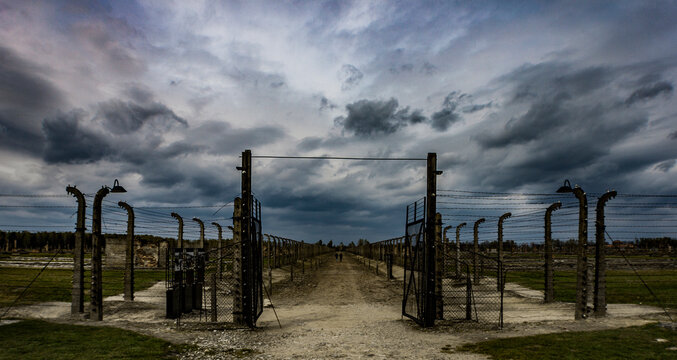 exterior views Auschwitz-Birkenau April 12, 2017