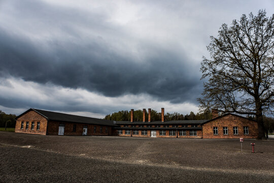 exterior views Auschwitz-Birkenau April 12, 2017