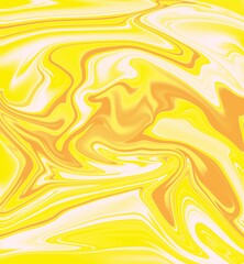 Yellow and Brown Marble Fluid Abstract Background