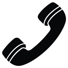 phone call icon on white