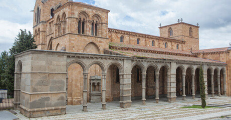 Fototapeta premium Basílica de San Vicente, Avila, Spain