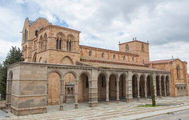 Fototapeta premium Basílica de San Vicente, Avila, Spain