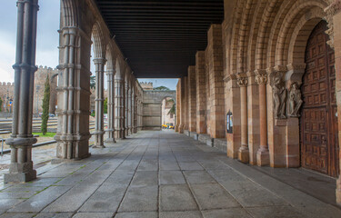 Obraz premium Basílica de San Vicente, Avila, Spain