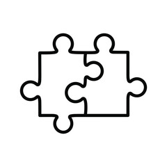 Two puzzle pieces fitting together