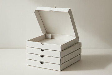 Pizza box mockup design template