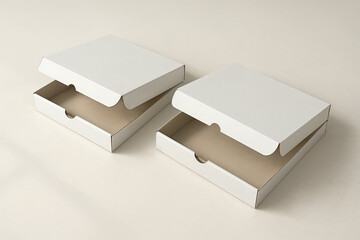 Pizza box mockup design template