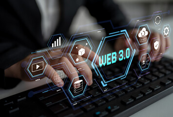 A futuristic user interface for Web 3.0 technology and applications. An overview of decentralized...