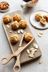 Traditional Homemade Bethmännchen - German Marzipan Almond Cookies