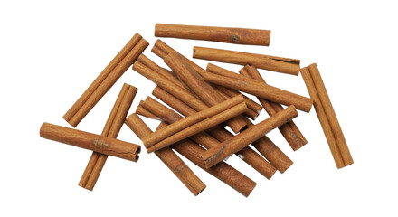 Whole Cinnamon Sticks Pile on Transparent Background Festive New Year Baking Spice PNG Image PNG File