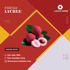 vector illustration of a strawberry poster