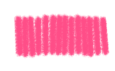 Pink crayon stroke for design element concept