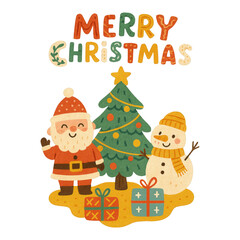 PNG Festive Christmas illustration joy