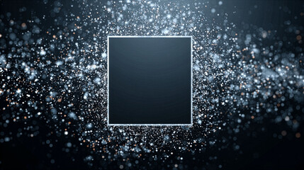 Marco gr&aacute;fico con espacio para texto. 