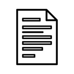 Document with text for business or education