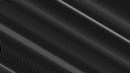 Abstract Wavy Line Pattern Background, Modern Minimal Seamless Curve Design